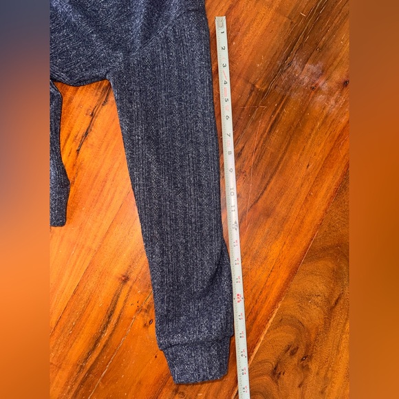 Live 2 Lounge 3pc blue Textured Cable Knit Cardigan Tank & Pant Set Blue Sz S - Picture 16 of 16